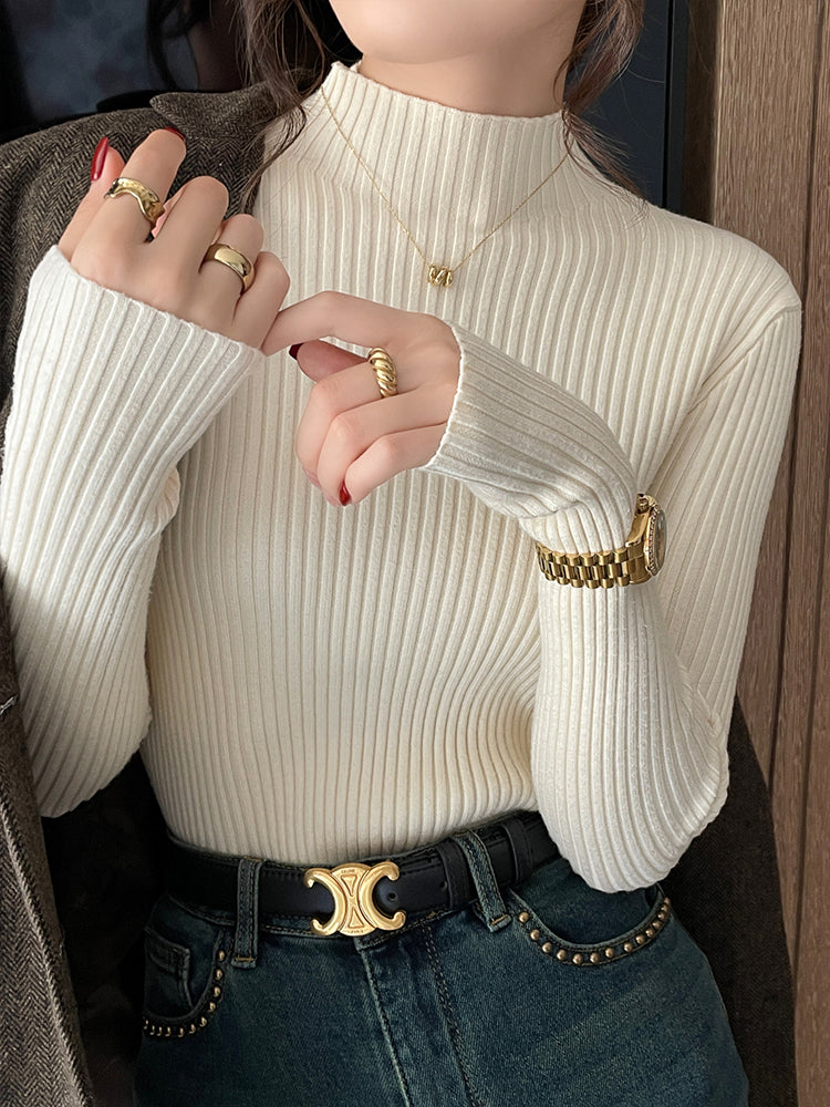 Turtleneck Knit Sweater