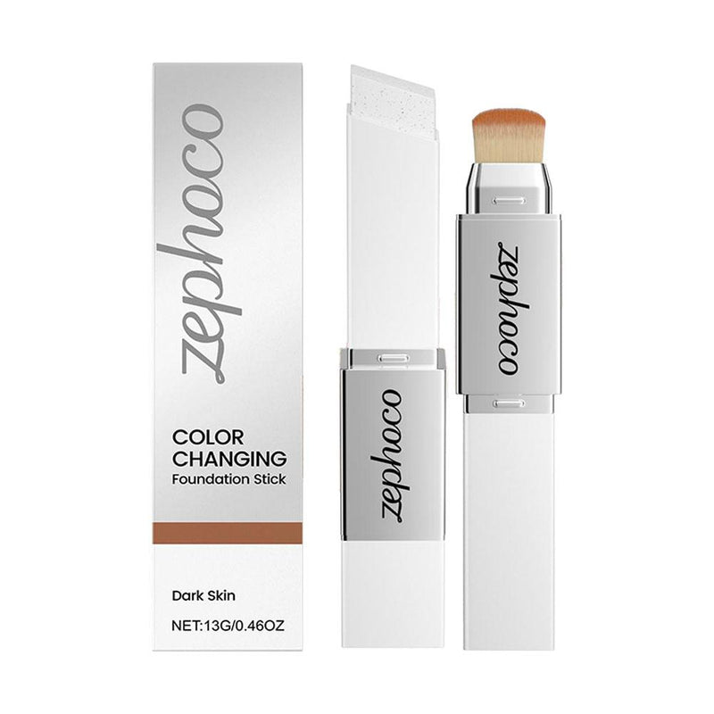 Color-Changing 2-in-1 Foundation Stick – Hydrating, Brightening & Matte Finish