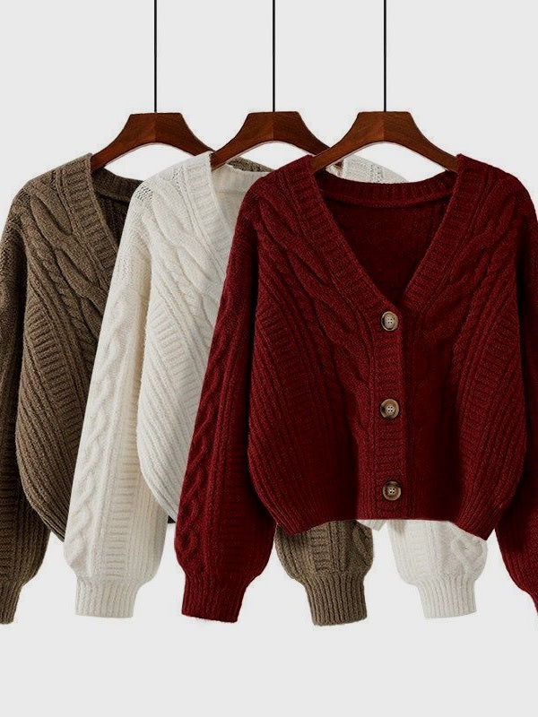 Knit Cardigan Sweater