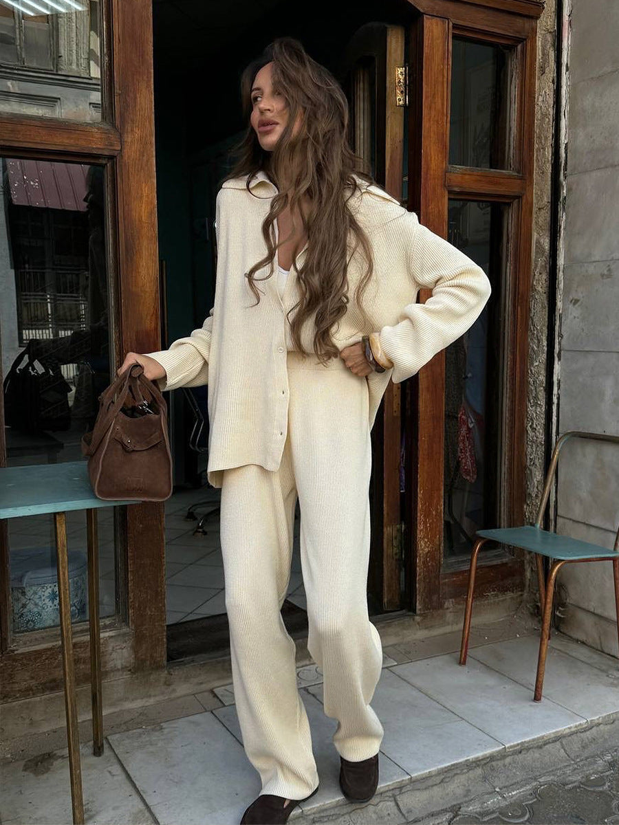 Cardigan and Pants Set