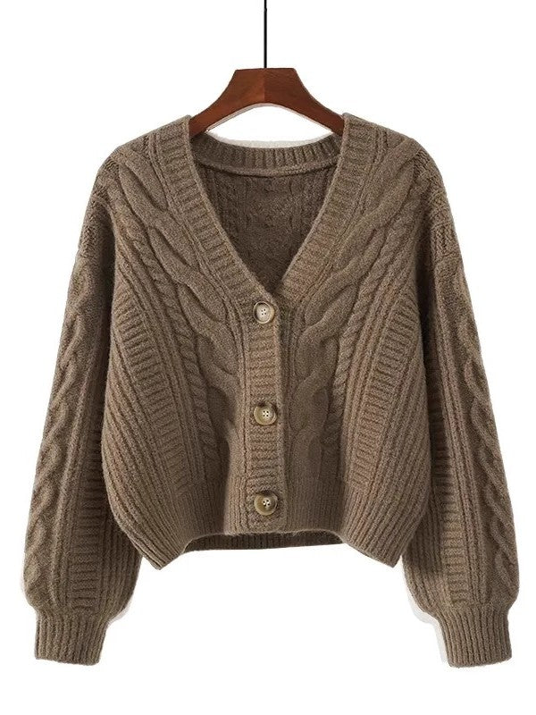 Knit Cardigan Sweater