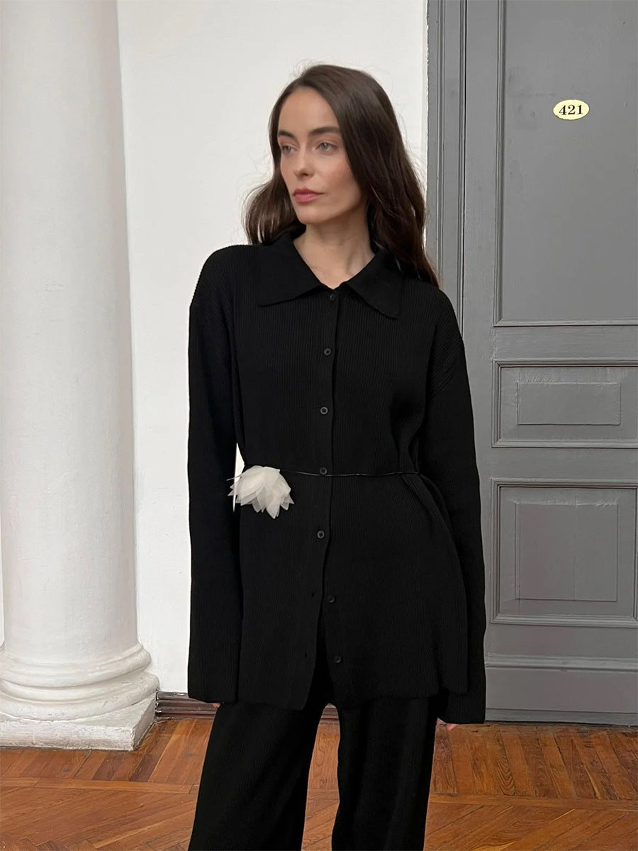 Cardigan and Pants Set