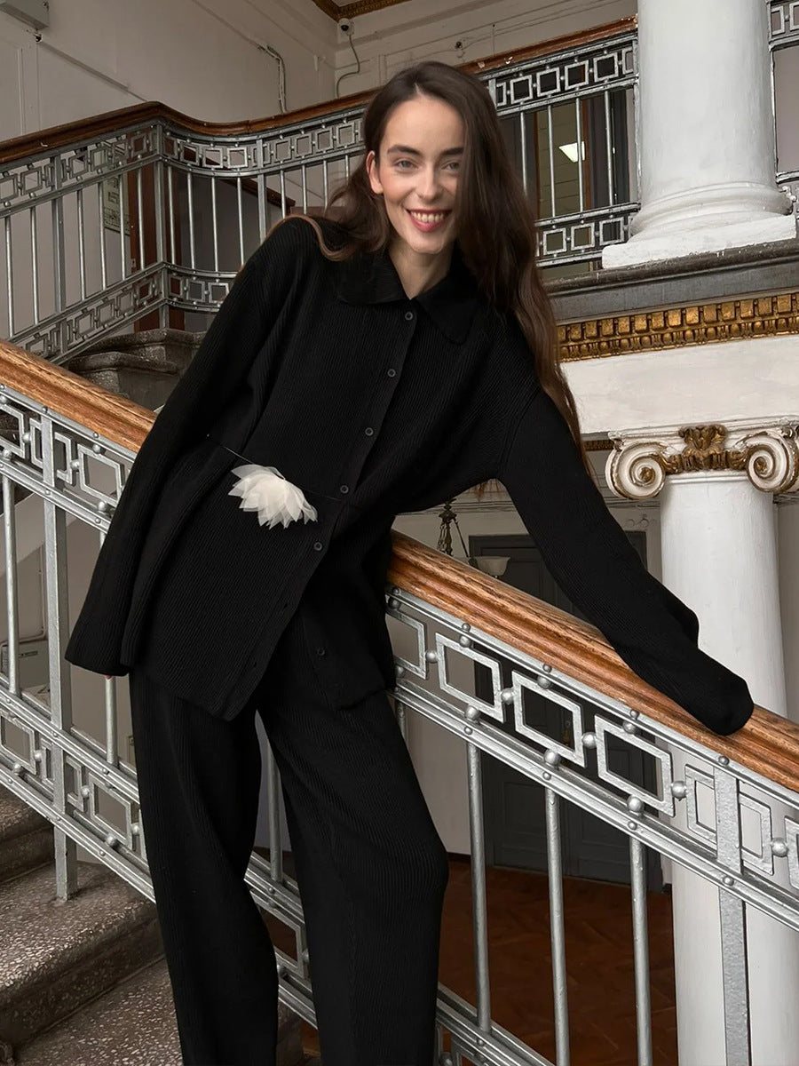 Cardigan and Pants Set