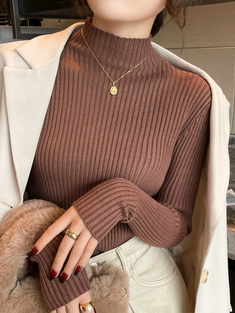 Turtleneck Knit Sweater