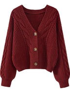 Knit Cardigan Sweater