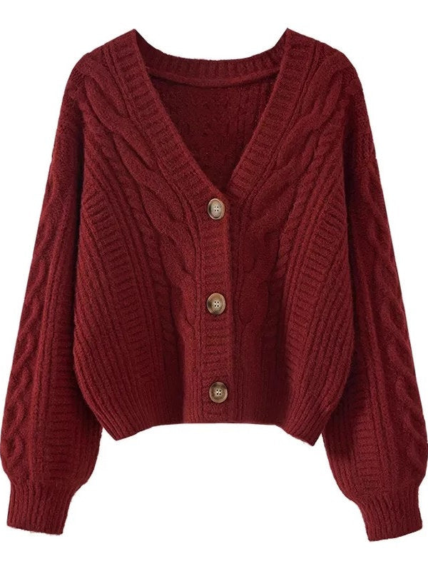 Knit Cardigan Sweater